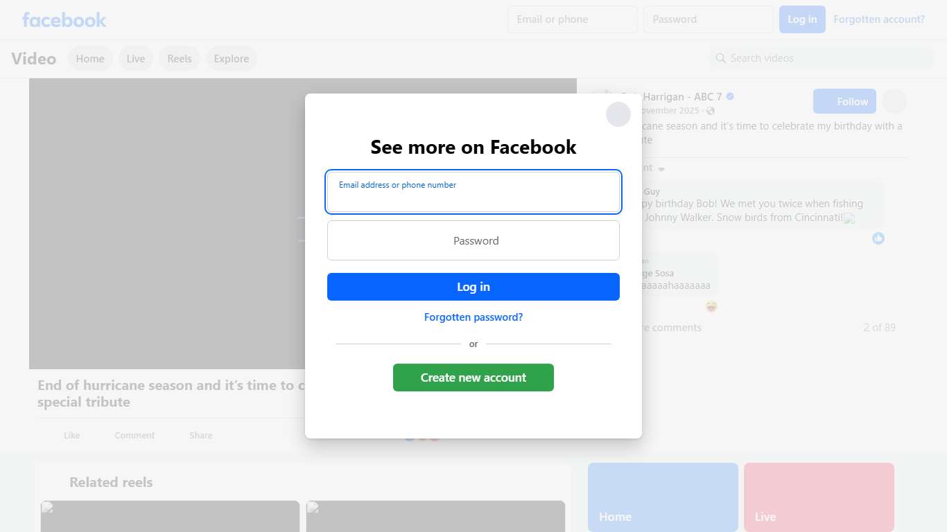 End of hurricane season and it’s time to celebrate my birthday with a special tribute | Bob Harrigan - ABC 7 | Facebook